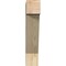Ekena Millwork Traditional Block Rough Sawn Bracket, Douglas Fir, 4"W x 16"D x 20"H BKT04X16X20TRA05RDF - alternate 2